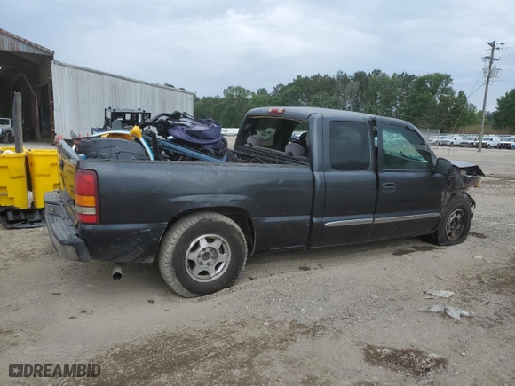 2003 GMC Sierra 1500 SLE with VIN 2GTEC19V731255237, listed as a Copart auction lot 53623545 with 0 mi miles and Salvage Title. Bid and sale history available at carsss.com. Image 3.