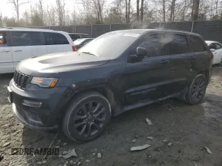 2018 Jeep Grand Cherokee High Altitude with VIN 1C4RJFCT0JC211311, listed as a Copart auction lot 43506345 with 0 mi miles and Salvage Title. Bid and sale history available at carsss.com. Image 1.
