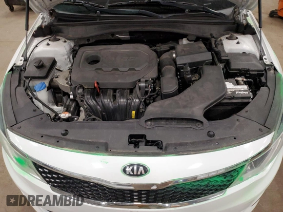 2018 Kia Optima LX with VIN 5XXGT4L31JG242900, listed as a Copart auction lot 54700895 with 110,882 mi miles and Salvage title. Bid and sale history available at DreamBid. Image 11.