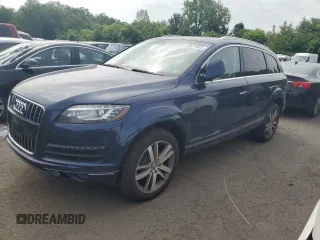 2013 Audi Q7 Premium Plus with VIN WA1LGAFE3DD016008, listed as a Copart auction lot 60279605 with 99,266 mi miles and Salvage title. Bid and sale history available at DreamBid. Image 1.