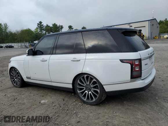 2014 Land Rover Range Rover Supercharged Autobiography with VIN SALGV2TF0EA176021, listed as a Copart auction lot 56179935 with 138,467 mi miles and Clean title. Bid and sale history available at DreamBid. Image 2.