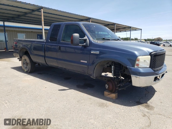 2007 Ford F-250 XL with VIN 1FTSX21P67EA89050, listed as a Copart auction lot 57381145 with 170,365 mi miles and Salvage title. Bid and sale history available at DreamBid. Image 4.