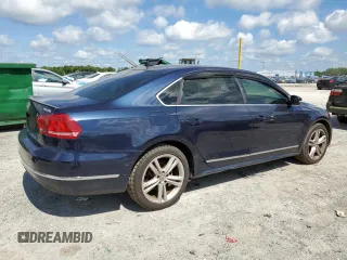 2014 Volkswagen Passat SEL Premium with VIN 1VWCN7A32EC018096, listed as a Copart auction lot 56972805 with 118,515 mi miles and Non repairable. Bid and sale history available at DreamBid. Image 3.