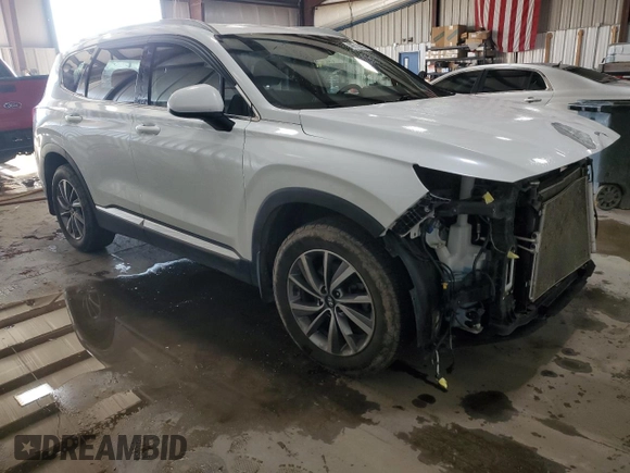 2019 Hyundai Santa Fe SEL with VIN 5NMS3CAD2KH115933, listed as a Copart auction lot 48519895 with 89,229 mi miles and Salvage Title. Bid and sale history available at carsss.com. Image 4.
