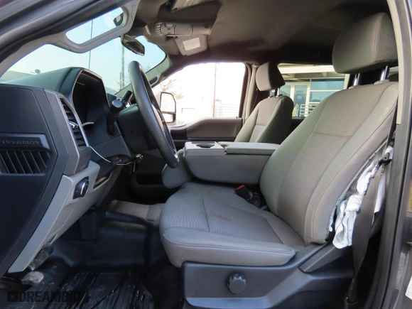 2022 Ford Super Duty F-250 SRW XL with VIN 1FT8W2BT9NEF41322, listed as a Copart auction lot 48348545 with 34,441 mi miles and Salvage Title. Bid and sale history available at carsss.com. Image 9.