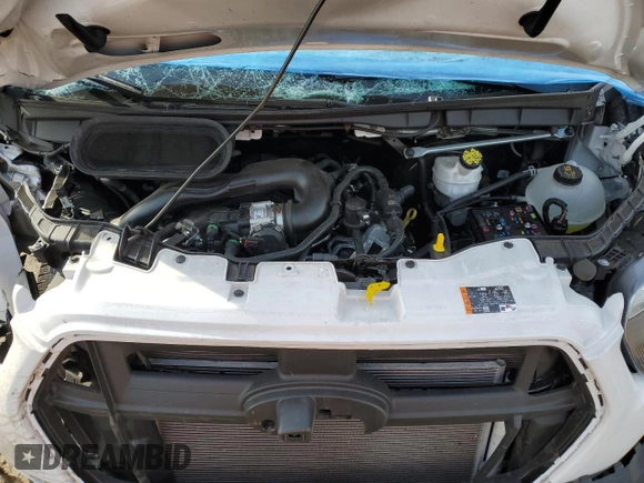 2023 Ford Transit Cargo with VIN 1FTBR1C86PKA83003, listed as a Copart auction lot 51015344 with Not Provided miles and Salvage Title. Bid and sale history available at DreamBid. Image 14.