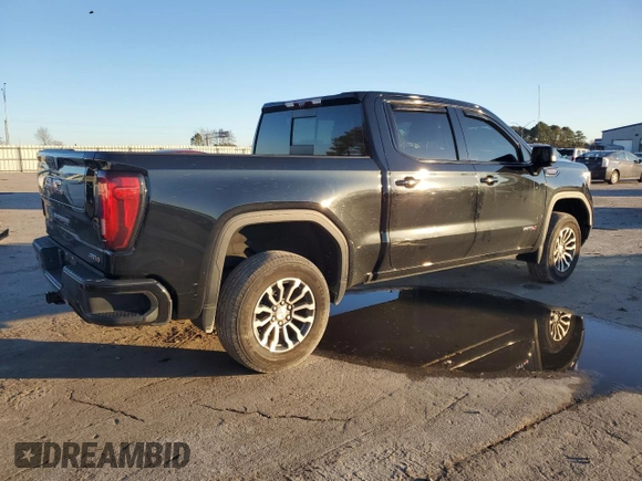2021 GMC Sierra 1500 AT4 with VIN 1GTP9EEL7MZ251720, listed as a Copart auction lot 42526445 with 54,030 mi miles and Salvage Title. Bid and sale history available at carsss.com. Image 3.