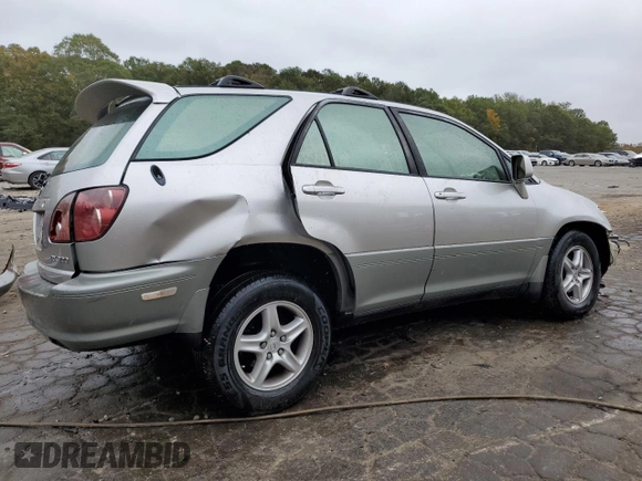 2000 Lexus RX 300 with VIN JT6GF10U1Y0052259, listed as a Copart auction lot 79440224 with 261,949 mi miles and Salvage Title. Bid and sale history available at carsss.com. Image 3.
