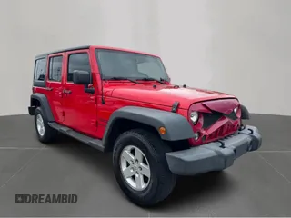 2018 Jeep Wrangler Unlimited Sport S z VIN 1C4BJWDG4JL835471, wystawiony jako Copart lot #60477805 z przebiegiem 142 745 mil mil oraz Czysty tytuł • Clean title. Historia ofert i sprzedaży dostępna na DreamBid. Obrazek 1.