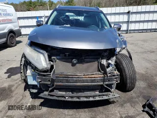 2015 Nissan Rogue SV with VIN KNMAT2MV8FP543870, listed as a Copart auction lot 53615465 with 151,697 mi miles and Salvage Title. Bid and sale history available at carsss.com. Image 5.