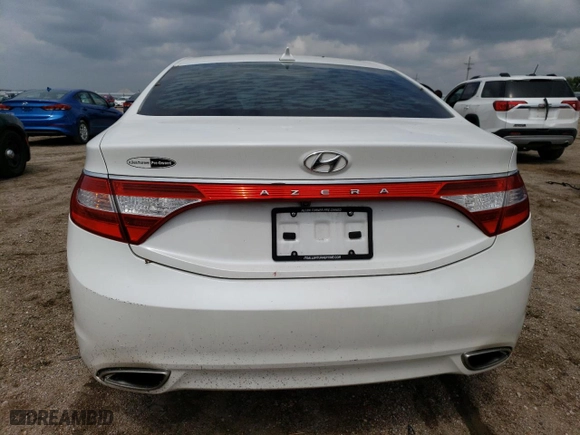 2014 Hyundai Azera with VIN KMHFG4JGXEA418183, listed as a Copart auction lot 68283534 with 126,178 mi miles and Salvage Title. Bid and sale history available at carsss.com. Image 6.
