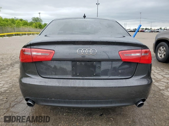 2012 Audi A6 Premium Plus with VIN WAUGGAFC2CN054230, listed as a Copart auction lot 58772165 with 154,349 mi miles and Clean title. Bid and sale history available at DreamBid. Image 6.
