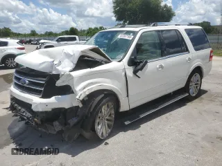 2017 Ford Expedition Limited with VIN 1FMJU2AT9HEA80437, listed as a Copart auction lot 62207195 with 139,756 mi miles and Salvage title. Bid and sale history available at DreamBid. Image 1.