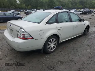 2008 Ford Taurus SEL with VIN 1FAHP24W78G154447, listed as a Copart auction lot 73690124 with 175,261 mi miles and Salvage Title. Bid and sale history available at carsss.com. Image 3.