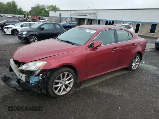 2011 Lexus IS 250 with VIN JTHCF5C28B5050381, listed as a Copart auction lot 56009835 with 182,660 mi miles and Salvage title. Bid and sale history available at DreamBid. Image 1.