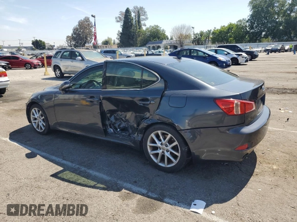 2011 Lexus IS 250 with VIN JTHBF5C20B5153497, listed as a Copart auction lot 49836015 with Not Provided miles and Salvage Title. Bid and sale history available at DreamBid. Image 2.