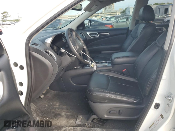 2017 Nissan Pathfinder S with VIN 5N1DR2MN8HC656610, listed as a Copart auction lot 59202795 with 109,262 mi miles and Salvage title. Bid and sale history available at DreamBid. Image 7.