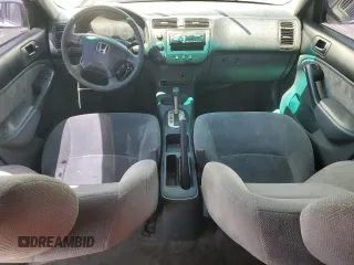 2001 Honda Civic LX z VIN 2HGES16521H519977, wystawiony jako Copart lot #55177585 z przebiegiem 152 993 mil mil oraz Czysty tytuł • Clean title. Historia ofert i sprzedaży dostępna na DreamBid. Obrazek 8.