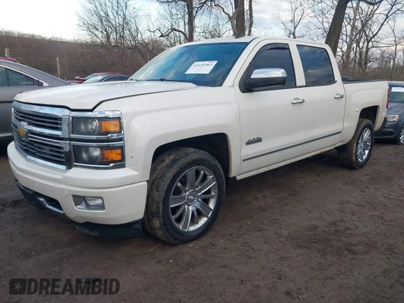 2014 Chevrolet Silverado 1500 High Country with VIN 3GCUKTEC5EG407573, listed as a IAAI auction lot 41651363 with 136,239 mi miles. Bid and sale history available at carsss.com. Image 17.