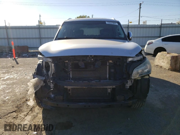 2011 Infiniti QX56 7-passenger with VIN JN8AZ2NE0B9005454, listed as a Copart auction lot 73222904 with 143,449 mi miles and Salvage Title. Bid and sale history available at carsss.com. Image 5.