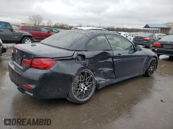 2020 BMW M4 with VIN WBS4Z9C02LEJ63966, listed as a Copart auction lot 43931033 with 21,079 mi miles. Bid and sale history available at carsss.com. Image 3.