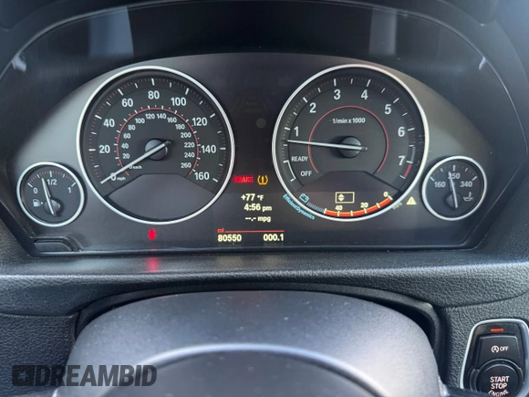 2014 BMW 4 Series 435i xDrive with VIN WBA3R5C50EF784642, listed as a Copart auction lot 56781275 with 80,550 mi miles and Clean title. Bid and sale history available at DreamBid. Image 8.