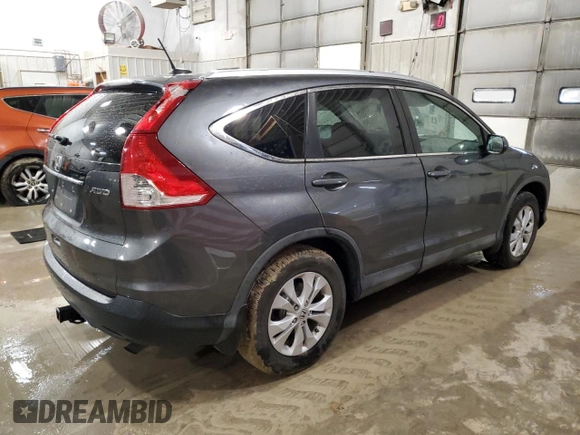 2013 Honda CR-V EX-L with VIN 2HKRM4H7XDH665484, listed as a Copart auction lot 51272685 with 142,209 mi miles and Salvage Title. Bid and sale history available at carsss.com. Image 3.