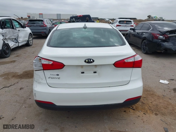 2016 Kia Forte LX with VIN KNAFK4A63G5576853, listed as a IAAI auction lot 41932765 with 77,655 mi miles. Bid and sale history available at carsss.com. Image 15.