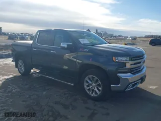 2019 Chevrolet Silverado 1500 LTZ with VIN 1GCUYGED2KZ244746, listed as a IAAI auction lot 41424769 with 38,467 mi miles. Bid and sale history available at carsss.com. Image 1.