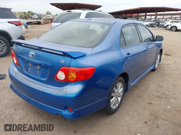 2009 Toyota Corolla with VIN 1NXBU40E49Z065984, listed as a IAAI auction lot 42037667 with 187,015 mi miles. Bid and sale history available at carsss.com. Image 4.
