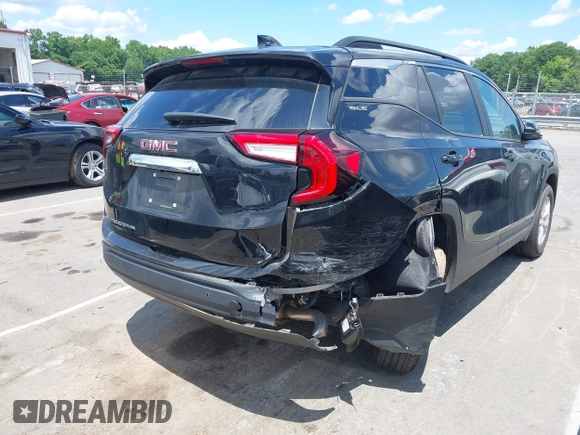 2024 GMC Terrain SLE with VIN 3GKALMEG1RL278502, listed as a IAAI auction lot 42236387 with 7,961 mi miles and . Bid and sale history available at DreamBid. Image 4.