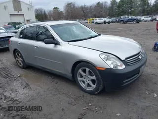 2003 Infiniti G35 with VIN JNKCV51E43M020978, listed as a IAAI auction lot 41871468 with 140,698 mi miles and . Bid and sale history available at DreamBid. Image 1.