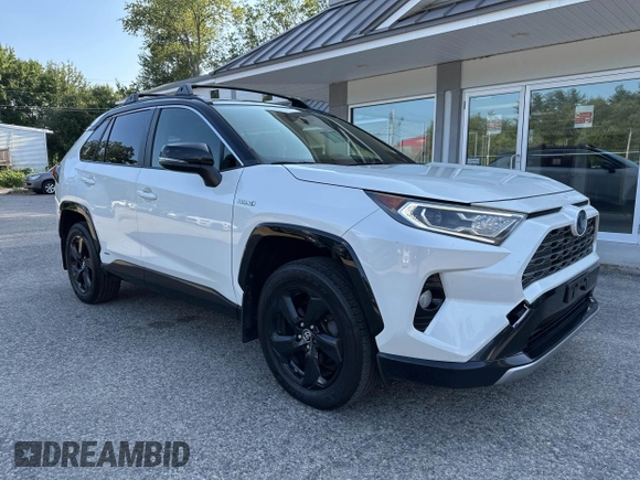 2019 Toyota RAV4 Hybrid XSE with VIN JTMEWRFV5KJ004893, listed as a IAAI auction lot 42772122 with 168,511 mi miles and . Bid and sale history available at DreamBid. Image 1.