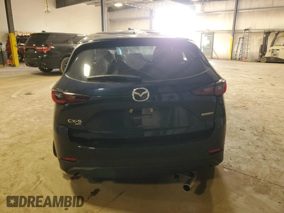 2023 Mazda CX-5 2.5 S Select Package with VIN JM3KFBBM2P0286115, listed as a Copart auction lot 52528205 with 0 mi miles and Salvage Title. Bid and sale history available at carsss.com. Image 6.