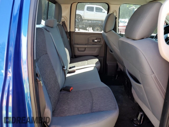 2018 Ram 1500 SLT with VIN 1C6RR7GG7JS247280, listed as a Copart auction lot 56321714 with 92,296 mi miles and Salvage title. Bid and sale history available at DreamBid. Image 10.