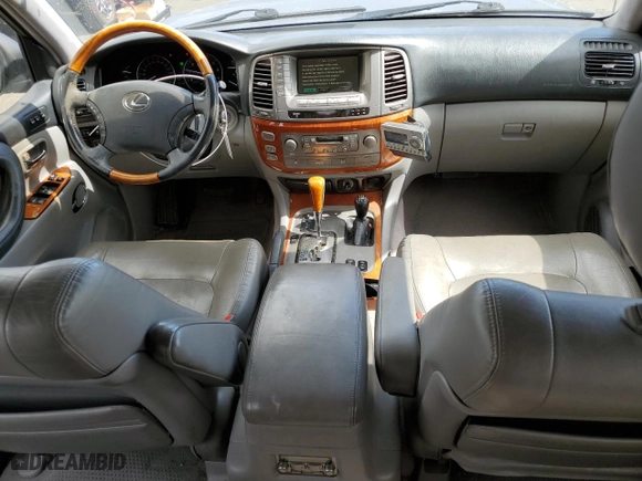 2003 Lexus LX 470 with VIN JTJHT00W633531685, listed as a Copart auction lot 49729305 with 237,447 mi miles and Salvage Title. Bid and sale history available at carsss.com. Image 8.