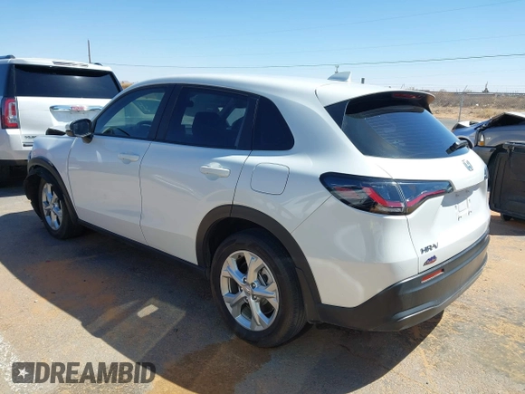 2023 Honda HR-V LX with VIN 3CZRZ1H39PM704930, listed as a IAAI auction lot 41828629 with 45,441 mi miles and . Bid and sale history available at DreamBid. Image 3.