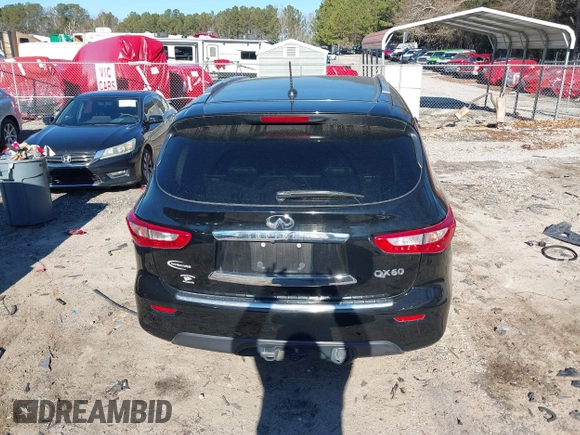 2014 Infiniti QX60 with VIN 5N1AL0MM0EC501867, listed as a IAAI auction lot 41157279 with 148,283 mi miles. Bid and sale history available at carsss.com. Image 17.