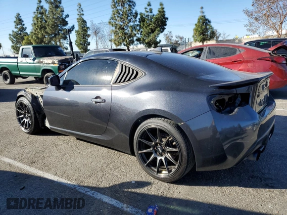 2017 Toyota 86 with VIN JF1ZNAA13H9706267, listed as a Copart auction lot 87099494 with 91,137 mi miles and Salvage Title. Bid and sale history available at carsss.com. Image 2.