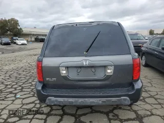 2005 Honda Pilot LX with VIN 2HKYF18155H525957, listed as a Copart auction lot 43411845 with Not provided miles and Salvage title. Bid and sale history available at DreamBid. Image 6.