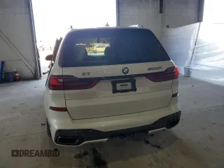 2021 BMW X7 M50i with VIN 5UXCX6C03M9F03953, listed as a Copart auction lot 49971585 with 0 mi miles and Non Repairable. Bid and sale history available at carsss.com. Image 6.
