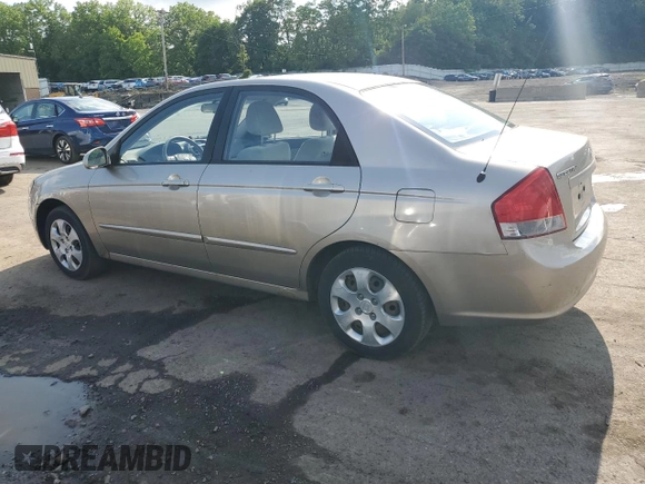 2008 Kia Spectra EX with VIN KNAFE122785530980, listed as a Copart auction lot 60691165 with 111,418 mi miles and Clean title. Bid and sale history available at DreamBid. Image 2.