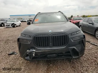 2025 BMW X7 xDrive40i with VIN 5UX23EM0XS9W34615, listed as a Copart auction lot 49851755 with 0 mi miles and Salvage Title. Bid and sale history available at carsss.com. Image 5.