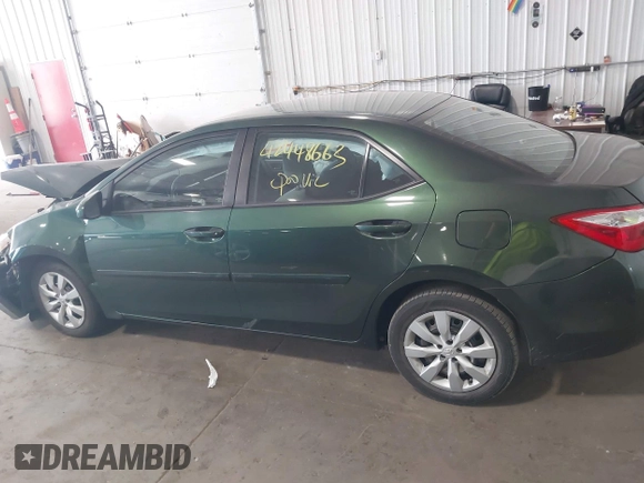 2016 Toyota Corolla L with VIN 2T1BURHE9GC726280, listed as a IAAI auction lot 42448663 with 64,359 mi miles and . Bid and sale history available at DreamBid. Image 14.