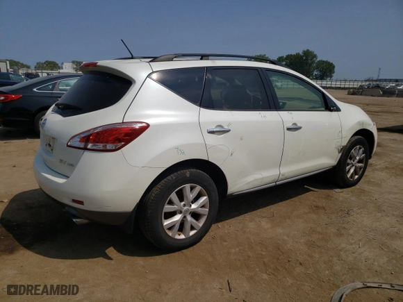 2012 Nissan Murano SV with VIN JN8AZ1MW3CW230278, listed as a Copart auction lot 67509724 with 161,136 mi miles and Salvage Title. Bid and sale history available at carsss.com. Image 3.