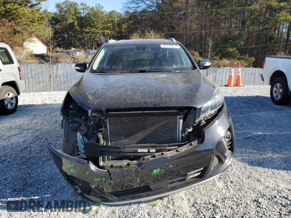 2019 Kia Sorento EX Sport V6 with VIN 5XYPH4A55KG503738, listed as a Copart auction lot 85773814 with 107,046 mi miles and Salvage Title. Bid and sale history available at carsss.com. Image 5.