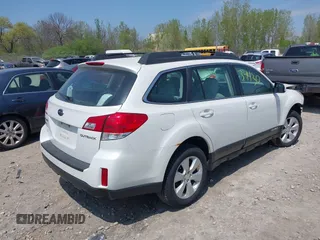 2012 Subaru Outback 2.5i with VIN 4S4BRCAC1C3233957, listed as a IAAI auction lot 42234430 with 168,076 mi miles and . Bid and sale history available at DreamBid. Image 4.
