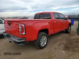 2018 GMC Canyon 4WD SLT with VIN 1GTG6DEN0J1158147, listed as a Copart auction lot 76594794 with 41,186 mi miles and Salvage Title. Bid and sale history available at carsss.com. Image 3.