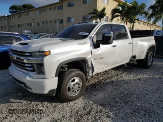 2020 Chevrolet Silverado 3500HD High Country with VIN 1GC4YVEY0LF292045, listed as a Copart auction lot 43163175 with 79,232 mi miles and Salvage Title. Bid and sale history available at DreamBid. Image 1.