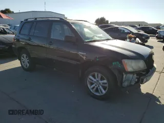2006 Toyota Highlander Hybrid with VIN JTEEW21A060007395, listed as a Copart auction lot 71890524 with 236,086 mi miles and Salvage Title. Bid and sale history available at carsss.com. Image 4.
